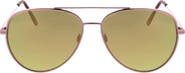 Roxy 58mm Mod Rounded Aviator Sunglasses
