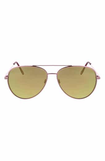 Roxy 58mm Mod Rounded Aviator Sunglasses