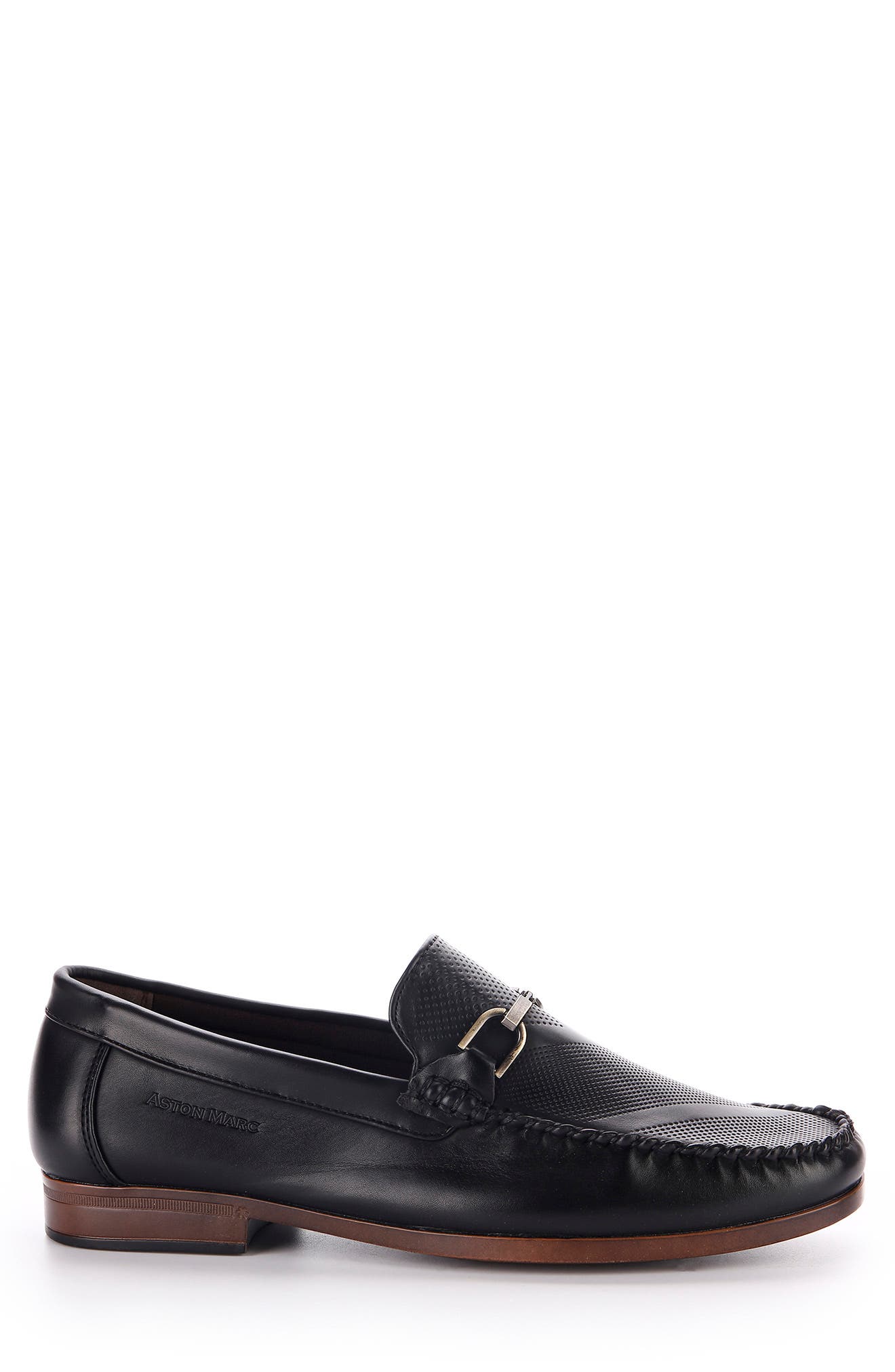 ASTON MARC Bit Loafer, Alternate, color, Black