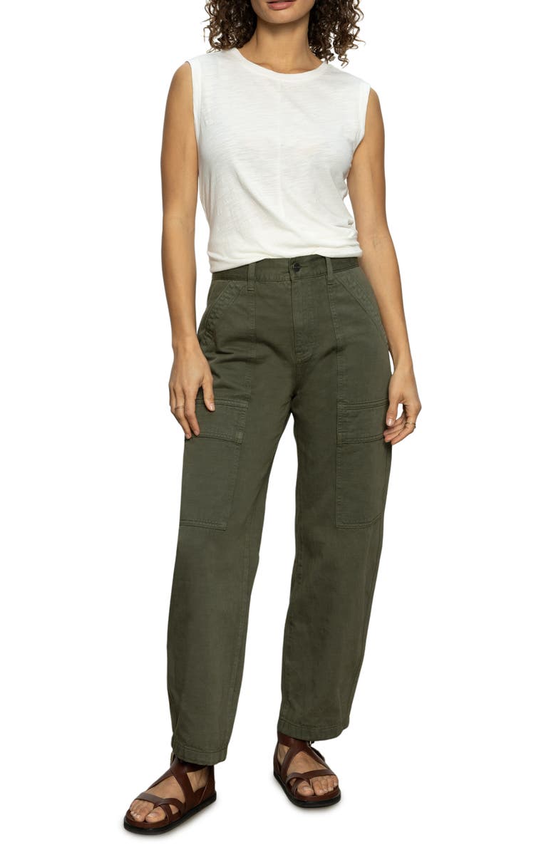 Cotton Utility Pants