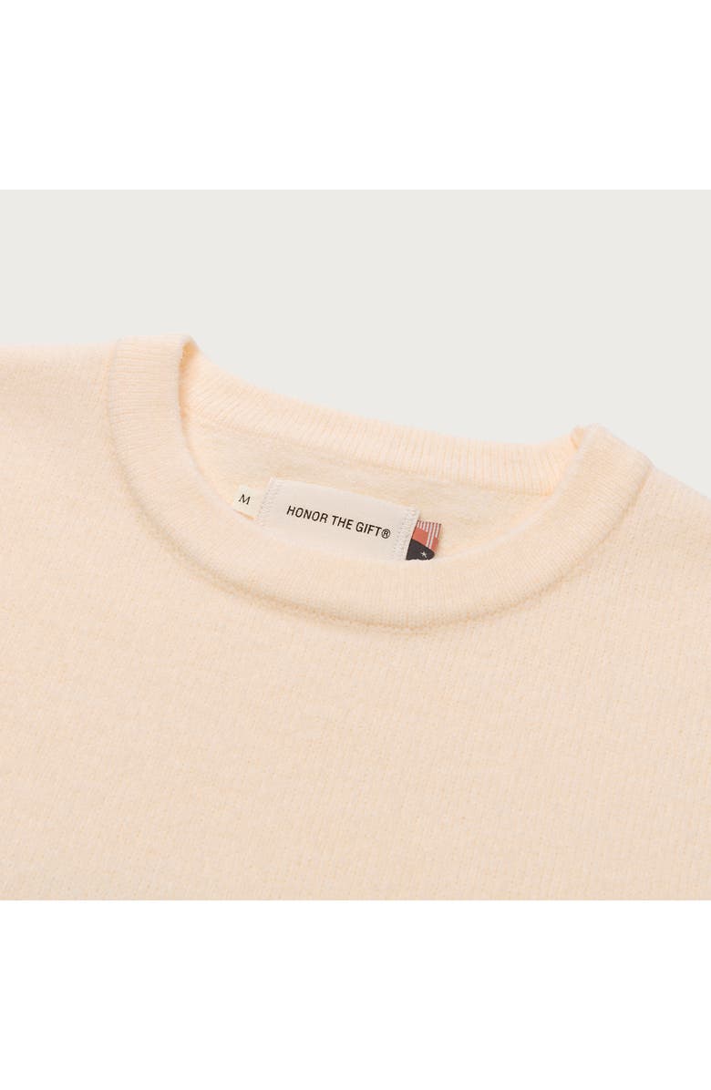 HONOR THE GIFT Cotton Logo Sweater, Alternate, color, 