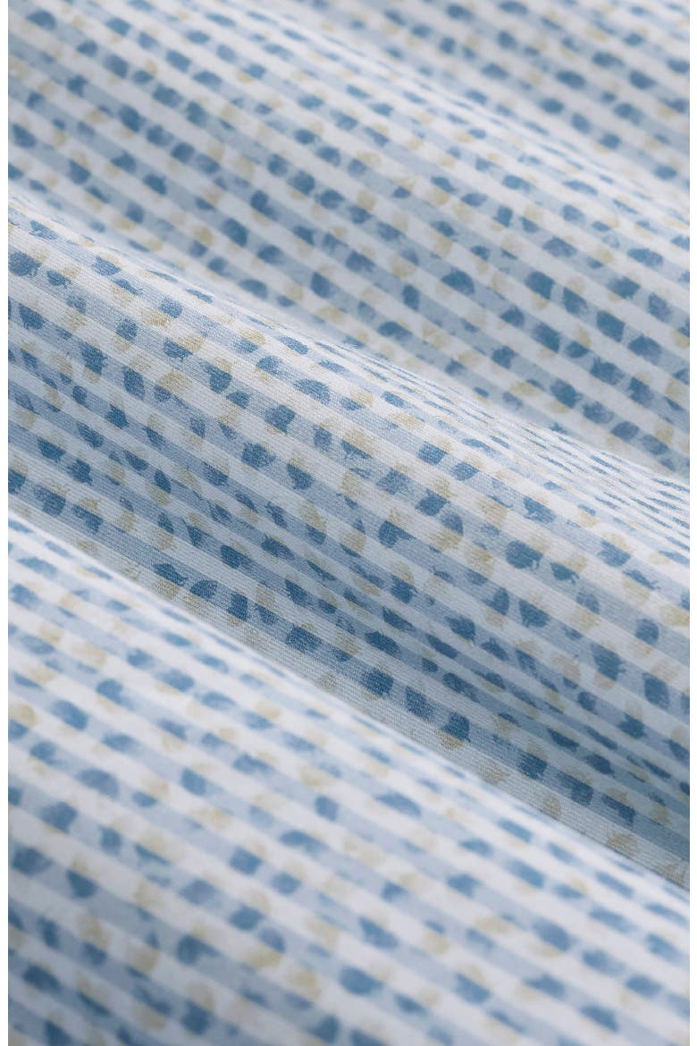 Devon OoohCotton® Print Button-Up Shirt, Alternate, color, AIR BLUE