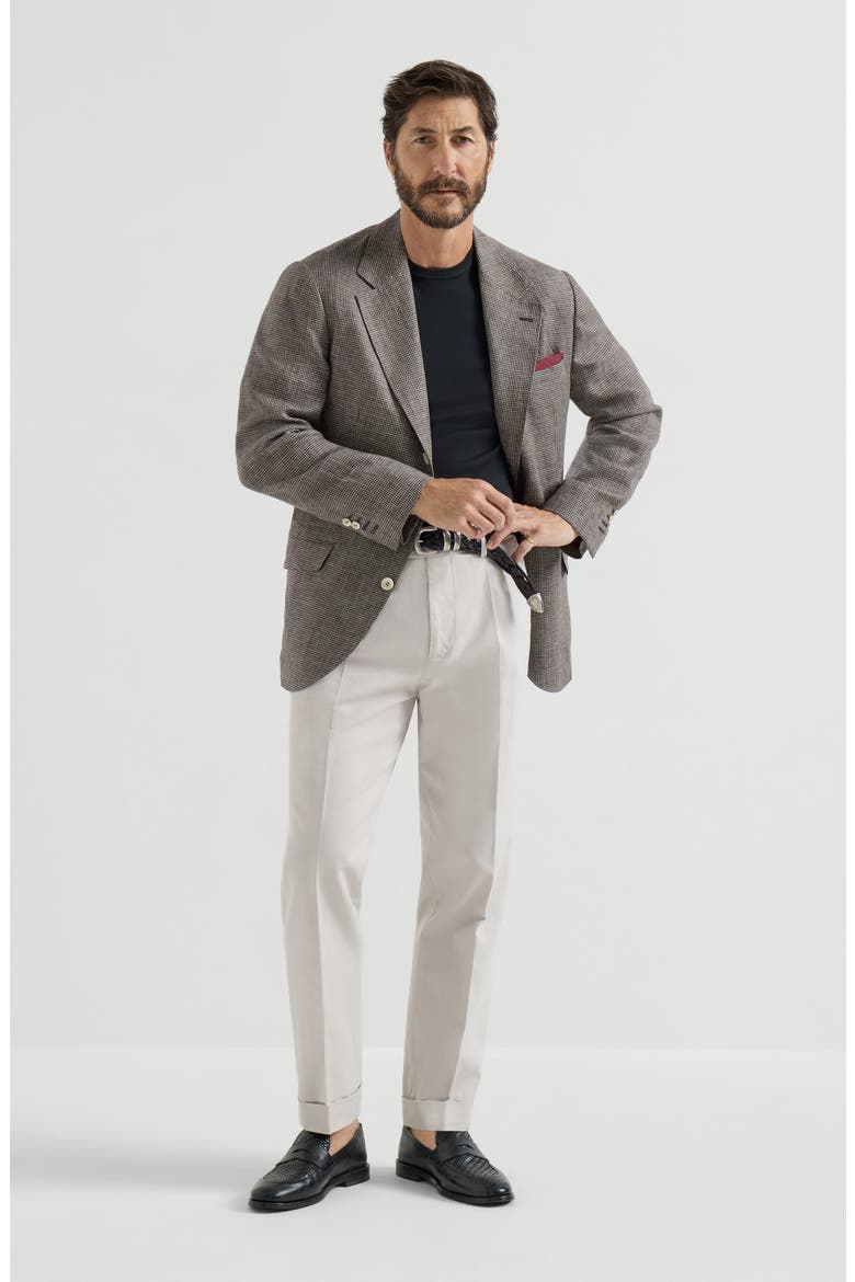 Gabardine garment dyed trousers, Alternate, color, Panama