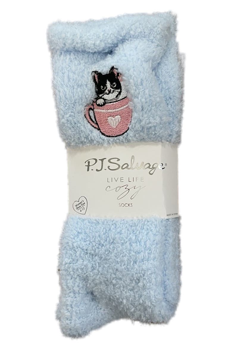 2-Pack Cozy Crew Socks, Alternate, color, LIGHT BLUE