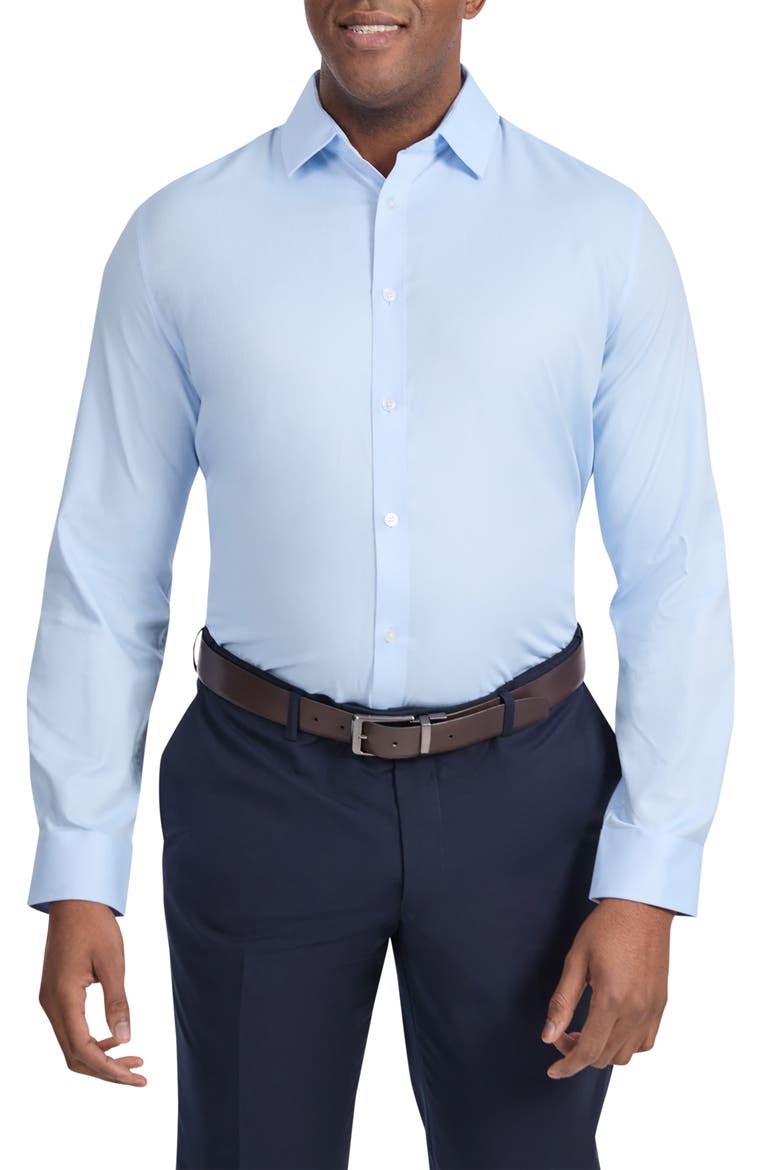 Solid Performance Dress Shirt, Main, color, LIGHT BLUE