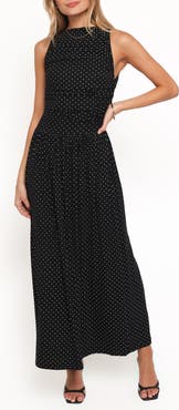 Petal & Pup Shirley Polka Dot Sleeveless Maxi Dress