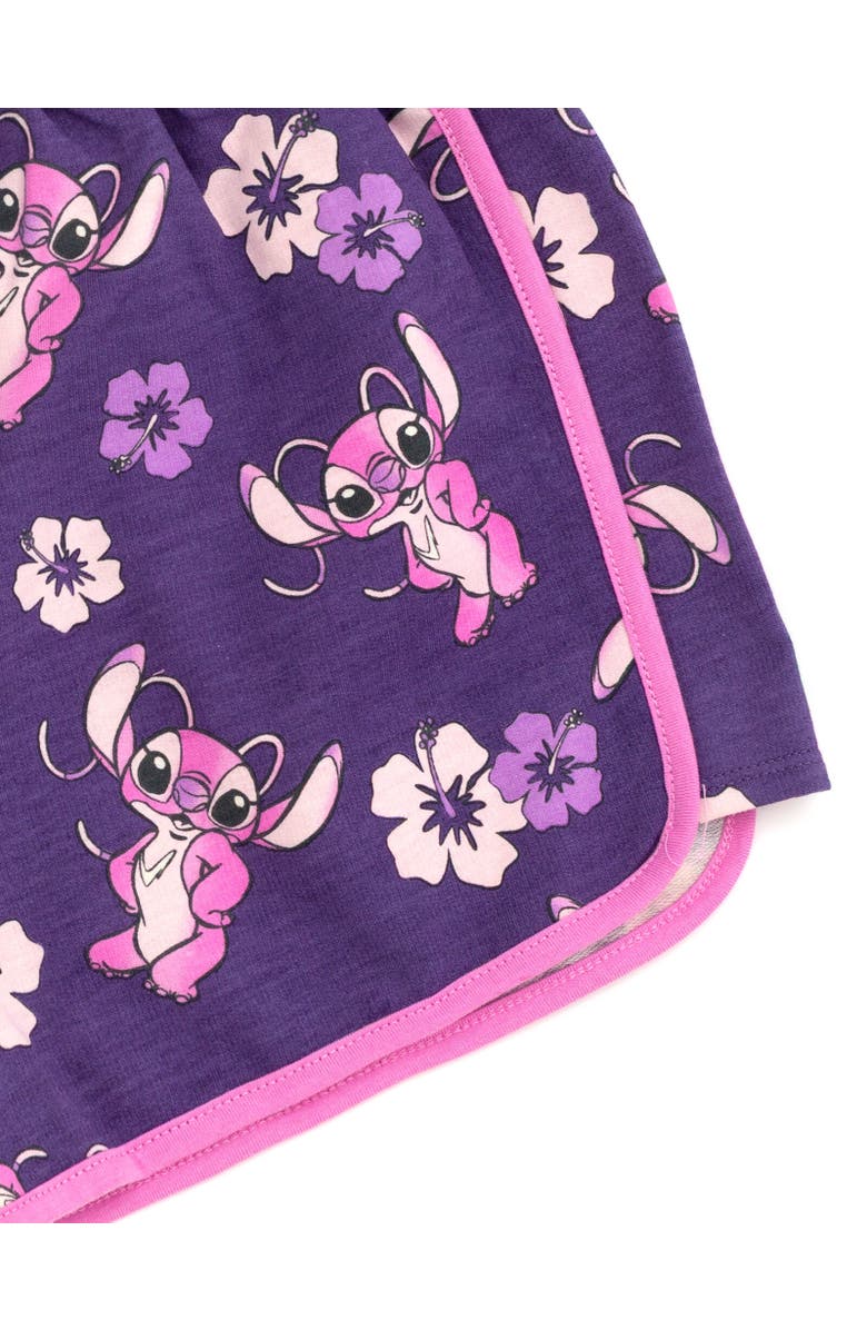 Disney Cosplay Tank Top & Shorts Set, Alternate, color, Angel Pink Pink