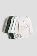 H&M 5-pack Long-sleeved Bodysuits