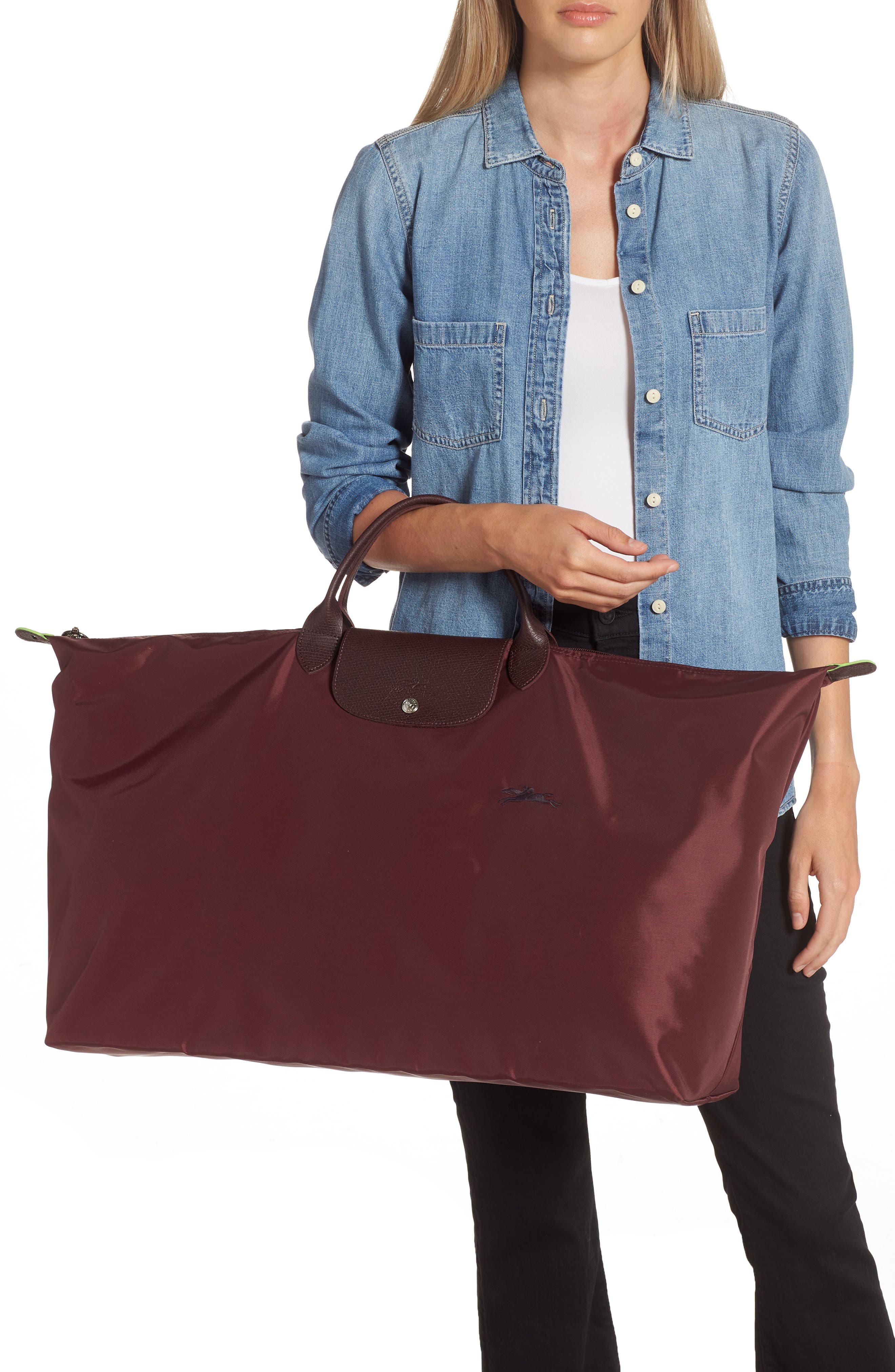 Longchamp X-Large Le Pliage Travel Bag, Alternate, color, 
