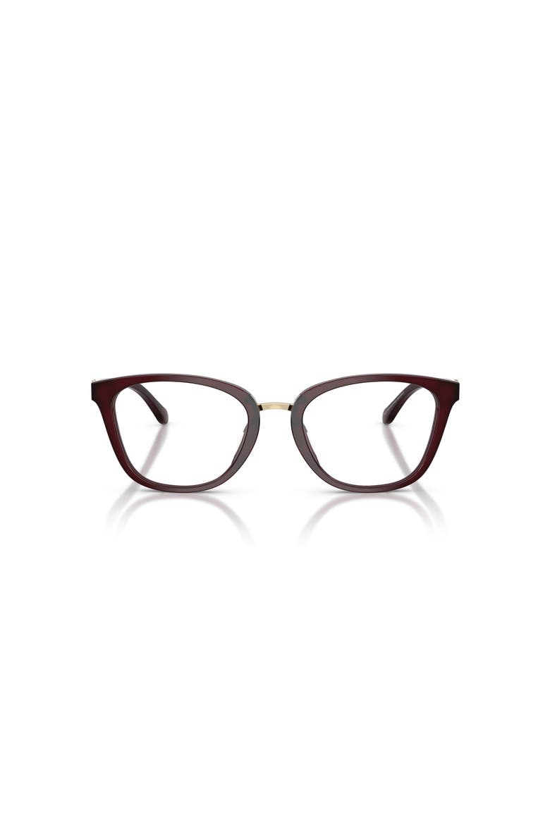 52mm Square optical glasses, Alternate, color, Red