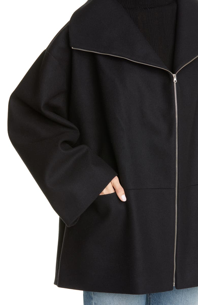 TOTEME Menfi Oversize Wool Blend Coat, Alternate, color, 