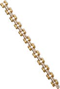 Nadri Celine Cubic Zirconia Watch Chain Bracelet