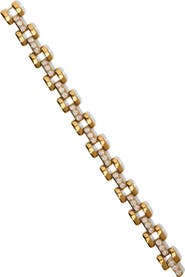 Nadri Celine Cubic Zirconia Watch Chain Bracelet