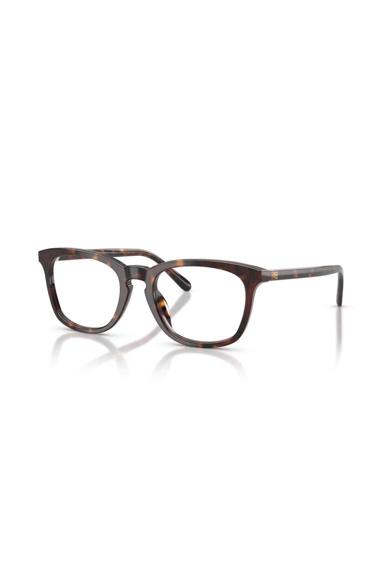 53mm Rectangle optical glasses, Main, color, Tortoise