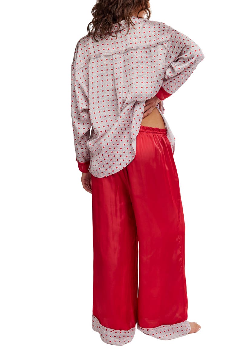 Intimately FP Dreamy Days Pajama Set, Alternate, color, HEART PRINT
