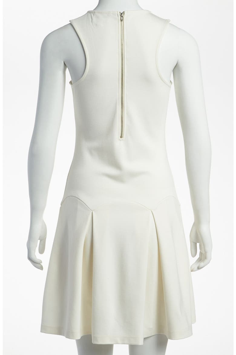 Pleated Dress, Alternate, color, WHITE