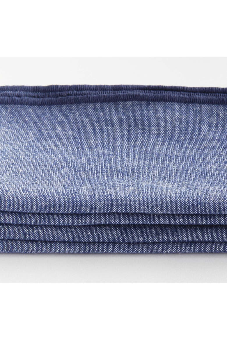 Barclay Butera Miramar Dinner Napkins Set Of 4, Alternate, color, Blue