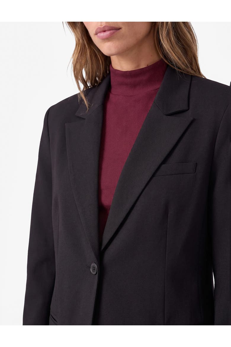 Blazer Jacket, Alternate, color, BLACK