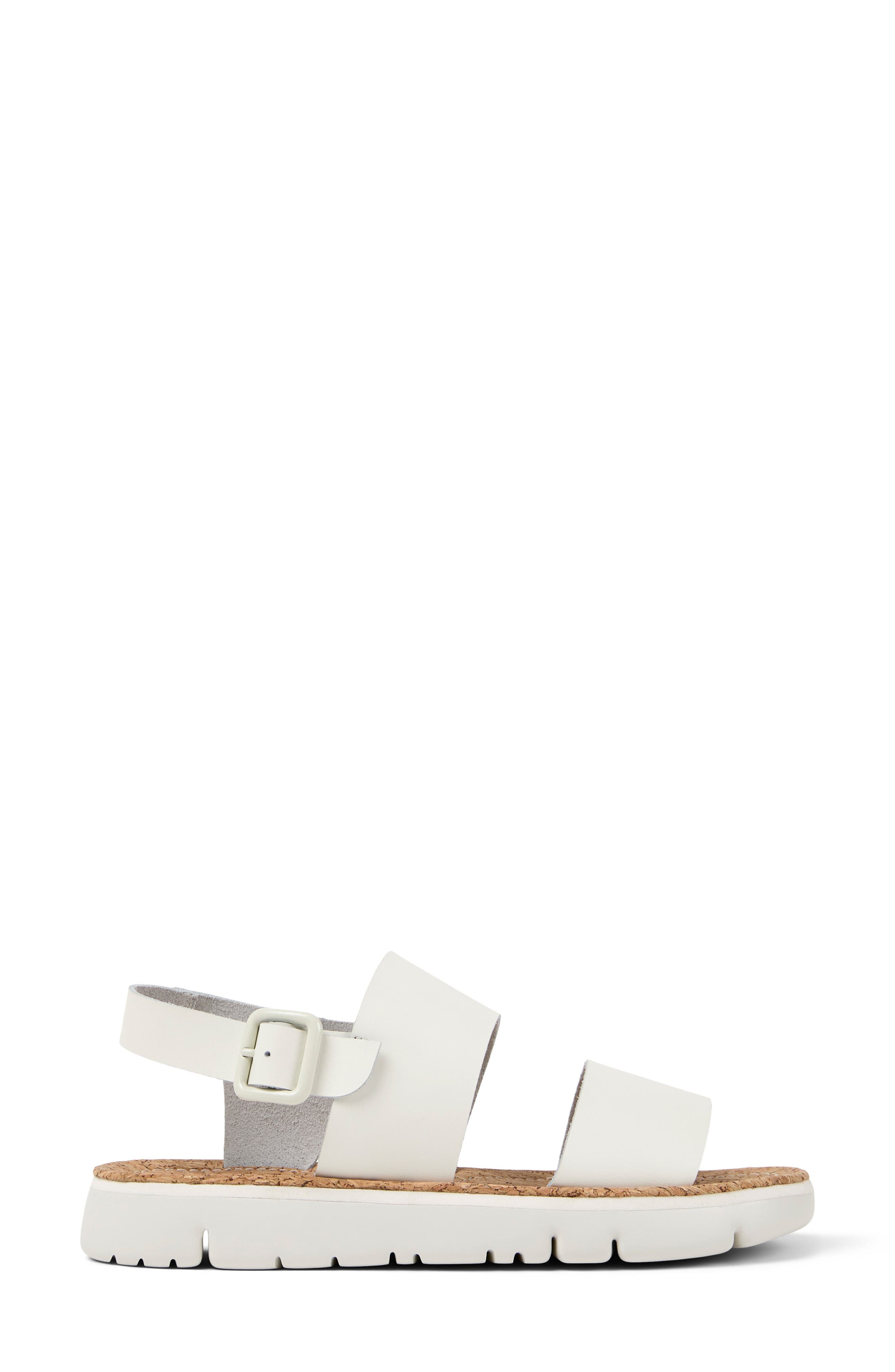 Camper Oruga Sandal, Alternate, color, White Natu