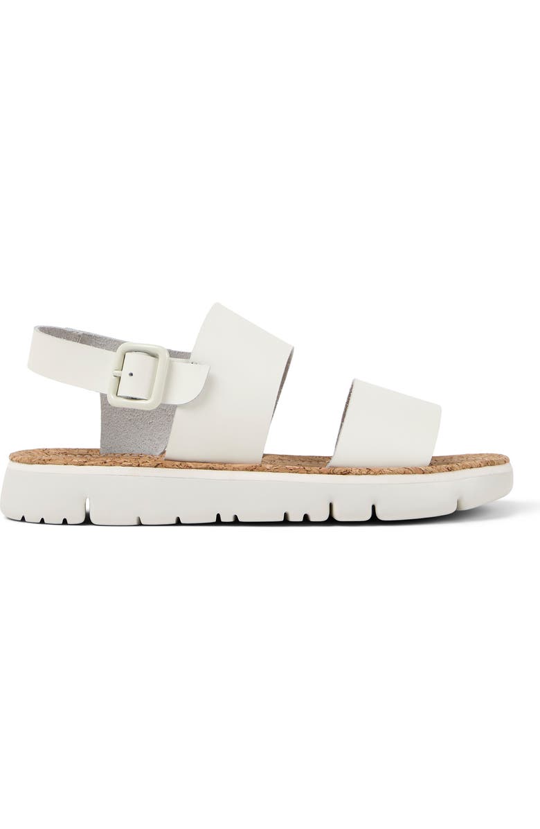 Camper Oruga Sandal, Alternate, color, White Natu
