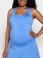 MOTHERHOOD MATERNITY Scoop Neck Racerback Active Tank with Support