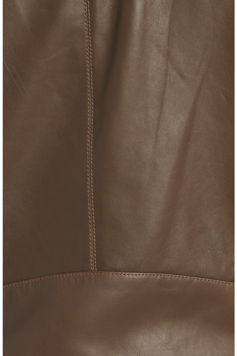 Lamb Leather Jacket, Alternate, color, PEBBLE