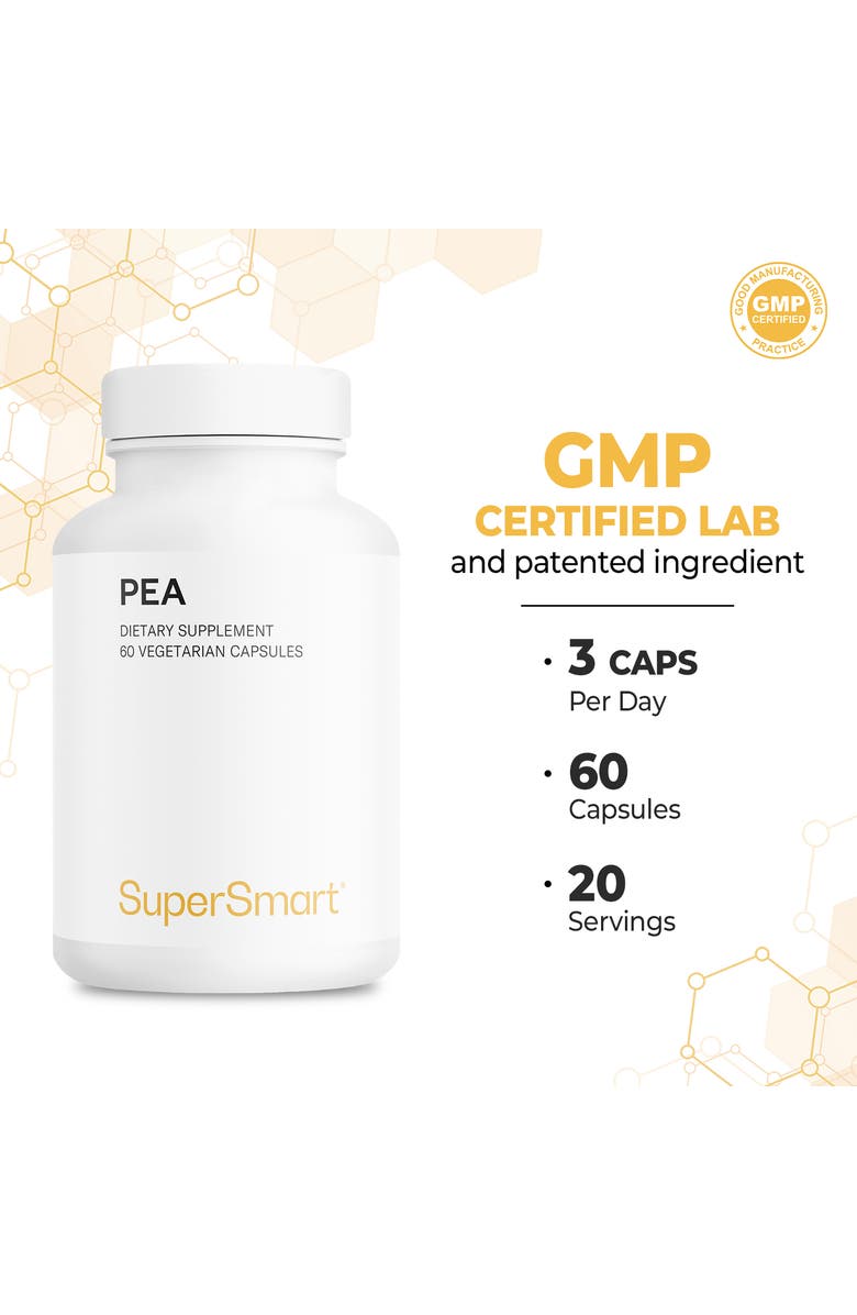 SuperSmart 99% PEA Supplement 1200mg, Alternate, color, NO COLOR