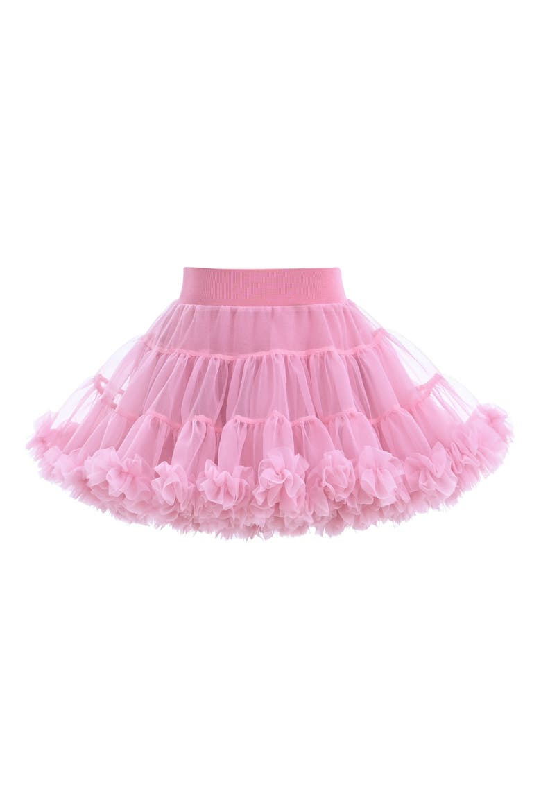 Bow Tulle Skirt, Alternate, color, Pink Pastel