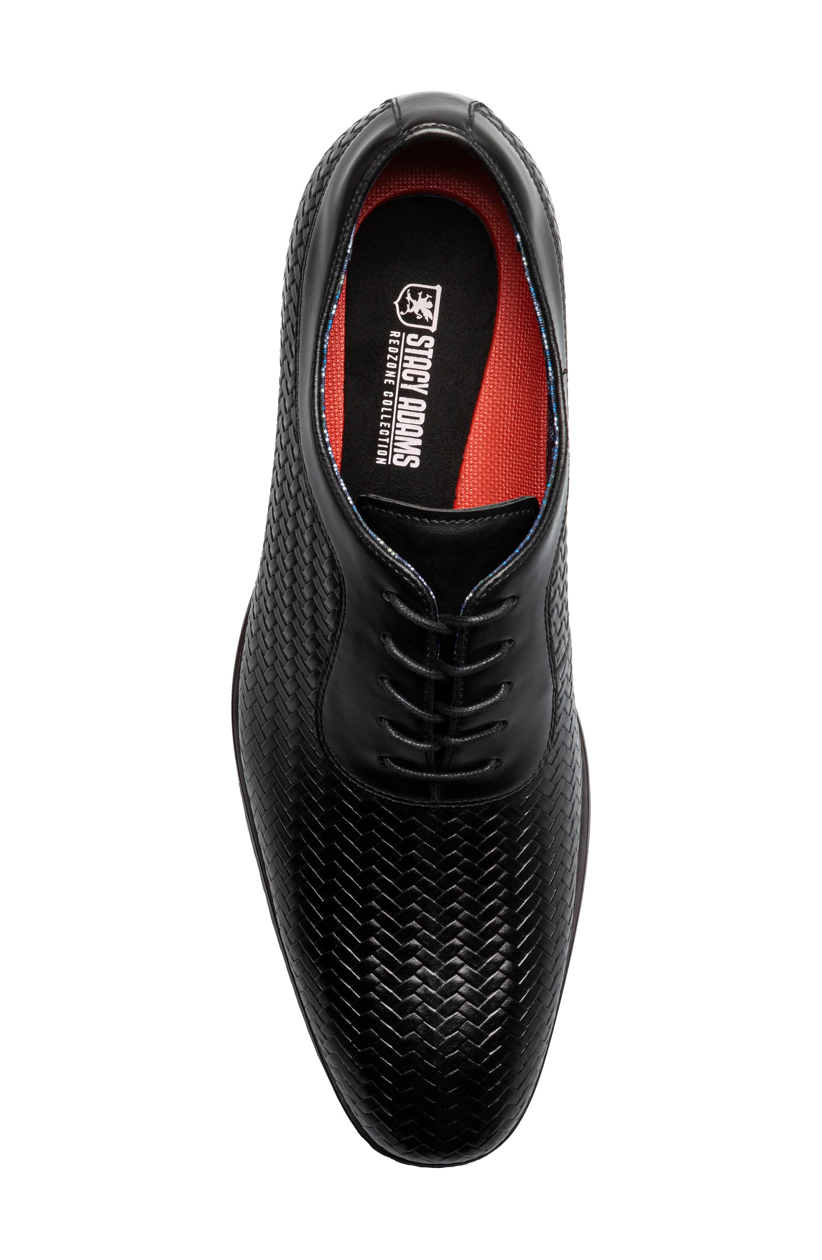 Stacy Adams Keating Woven Derby, Alternate, color, Black