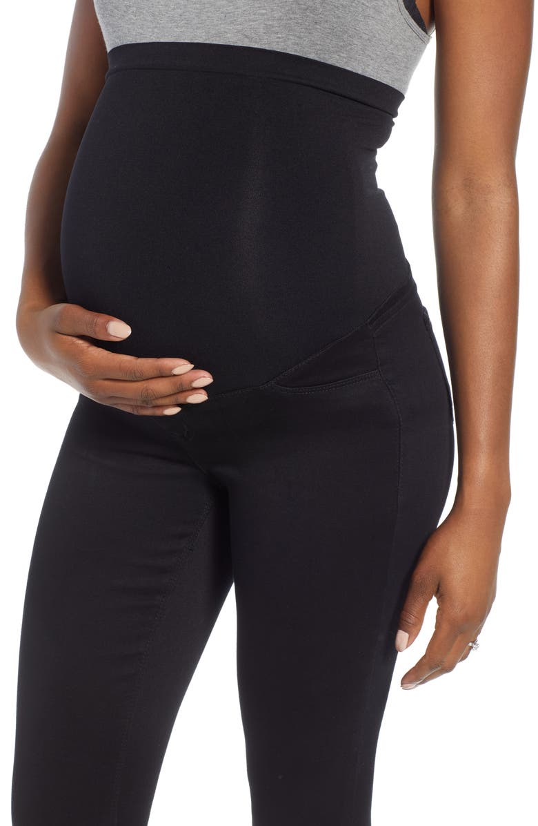 1822 Denim Butter Ankle Super Skinny Maternity Jeans, Alternate, color, 