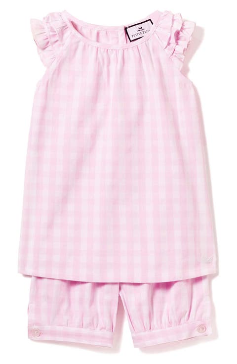 Amelie Gingham Two-Piece Short Set (Toddler, Little Girl & Big Girl)