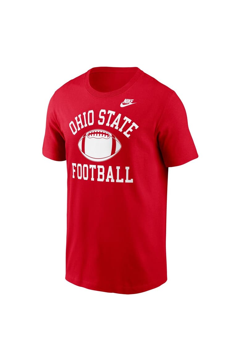 Men's Nike Scarlet Ohio State Buckeyes Legacy Football Icon T-Shirt, Alternate, color, Scarlet