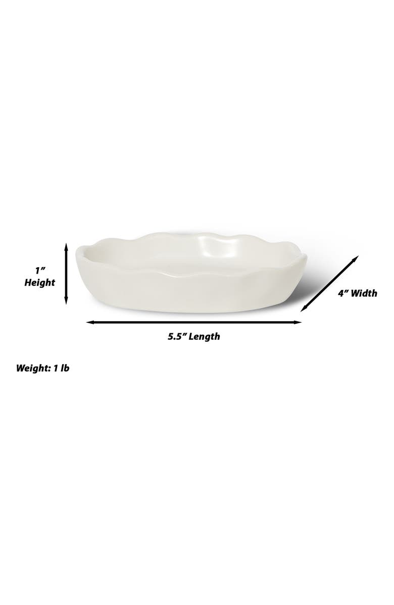 ROSELLI TRADING COMPANY Porcelain Soap Dish, Alternate, color, 