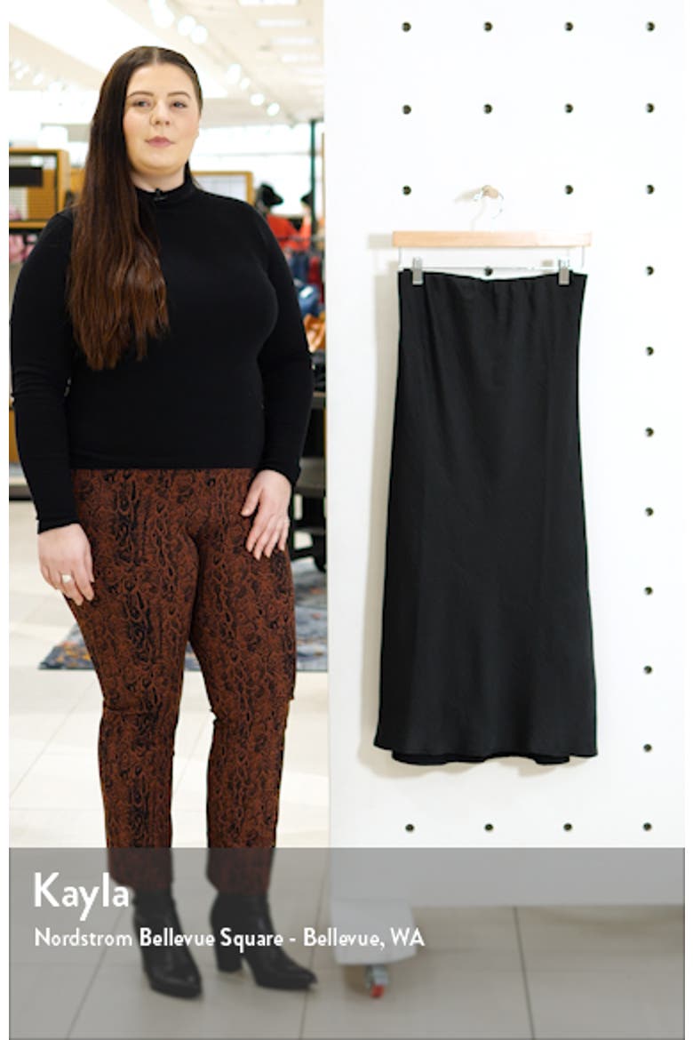 Lyndon Bias Cut Midi Skirt video