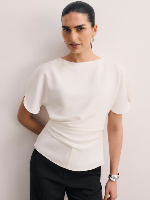 Salerno Clever Crepe Top