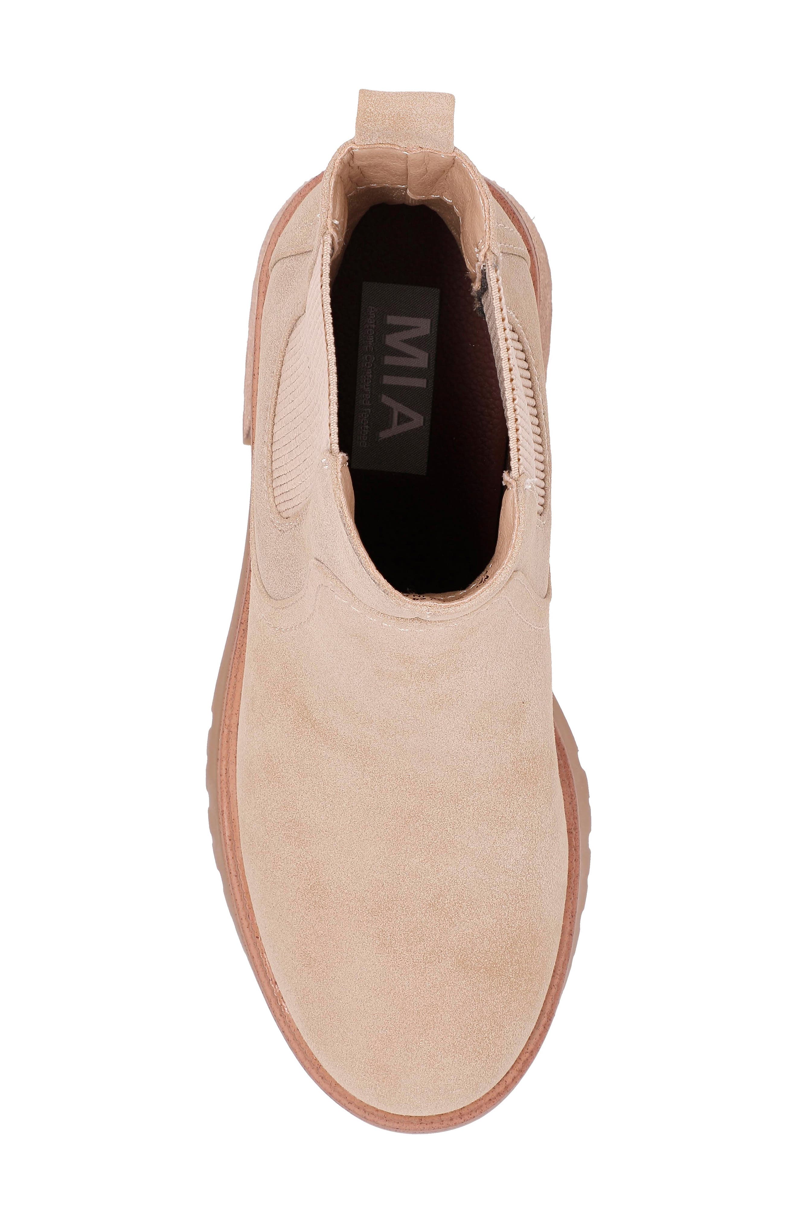 MIA Irie Platform Chelsea Boot, Alternate, color, Sand