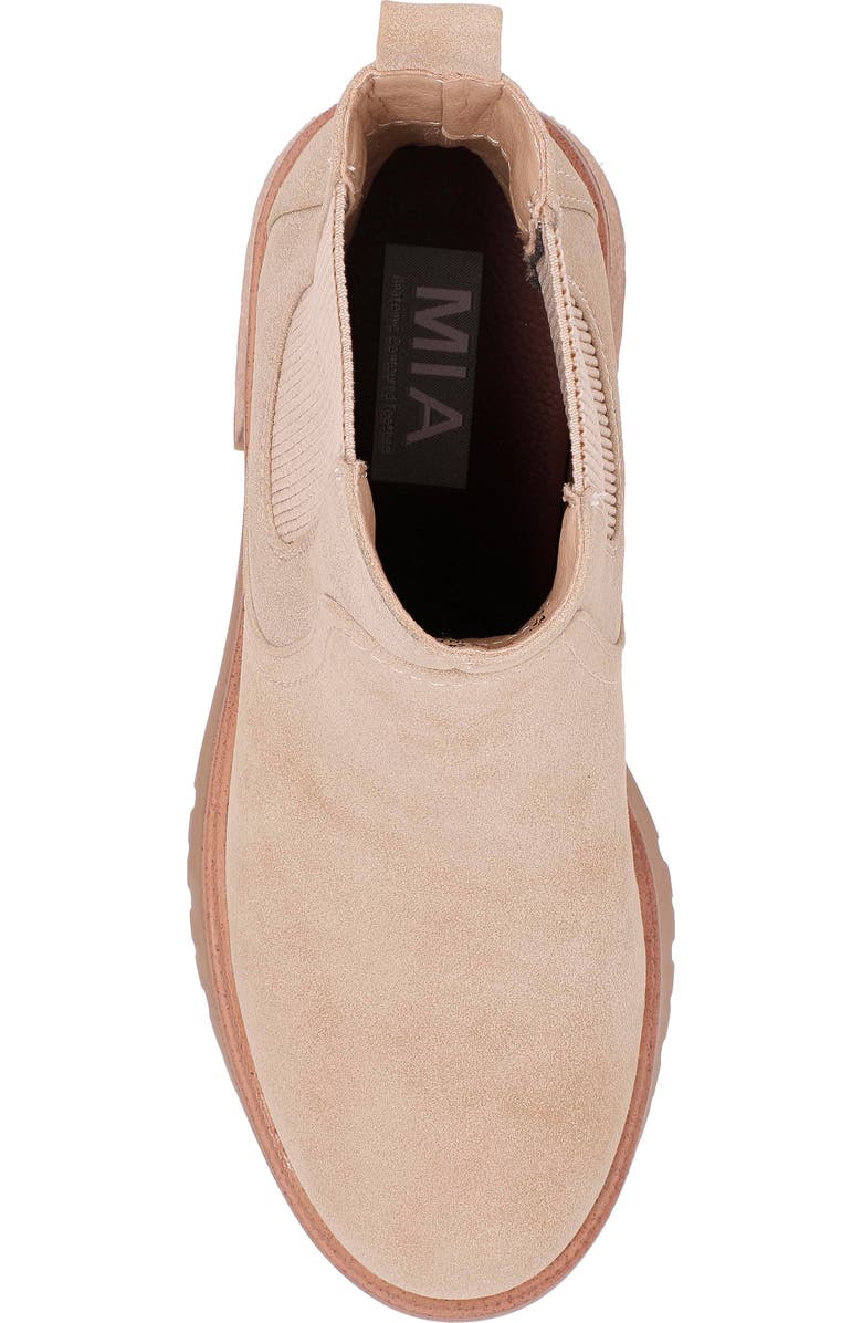 MIA Irie Platform Chelsea Boot, Alternate, color, Sand