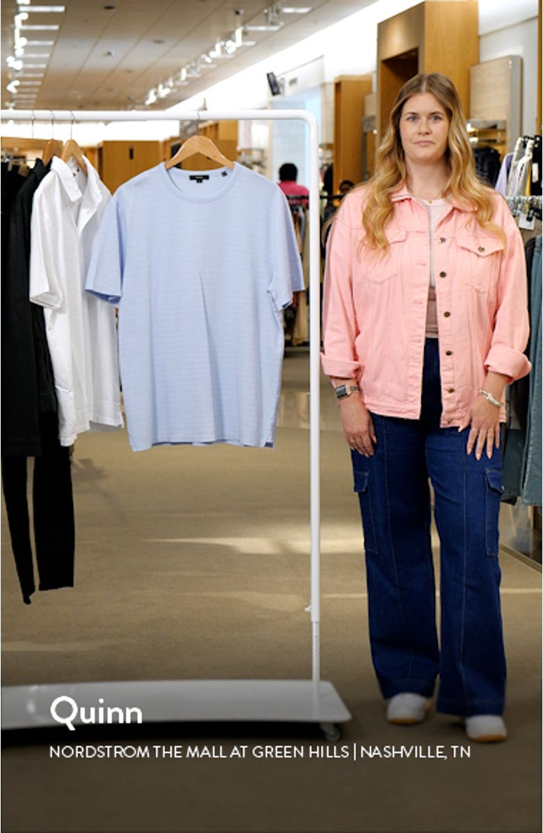 Garment Dye Fleck Stripe T-Shirt, sales video thumbnail