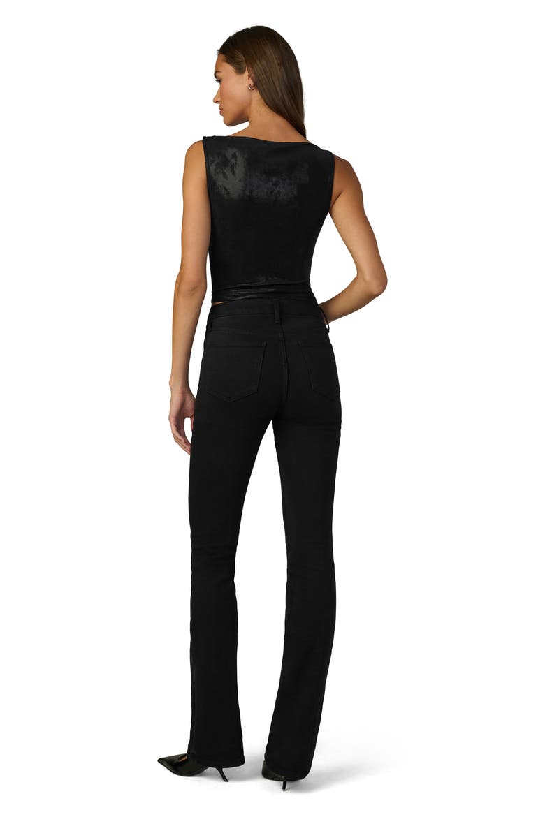 Metallic Boatneck Tank, Alternate, color, BLACK