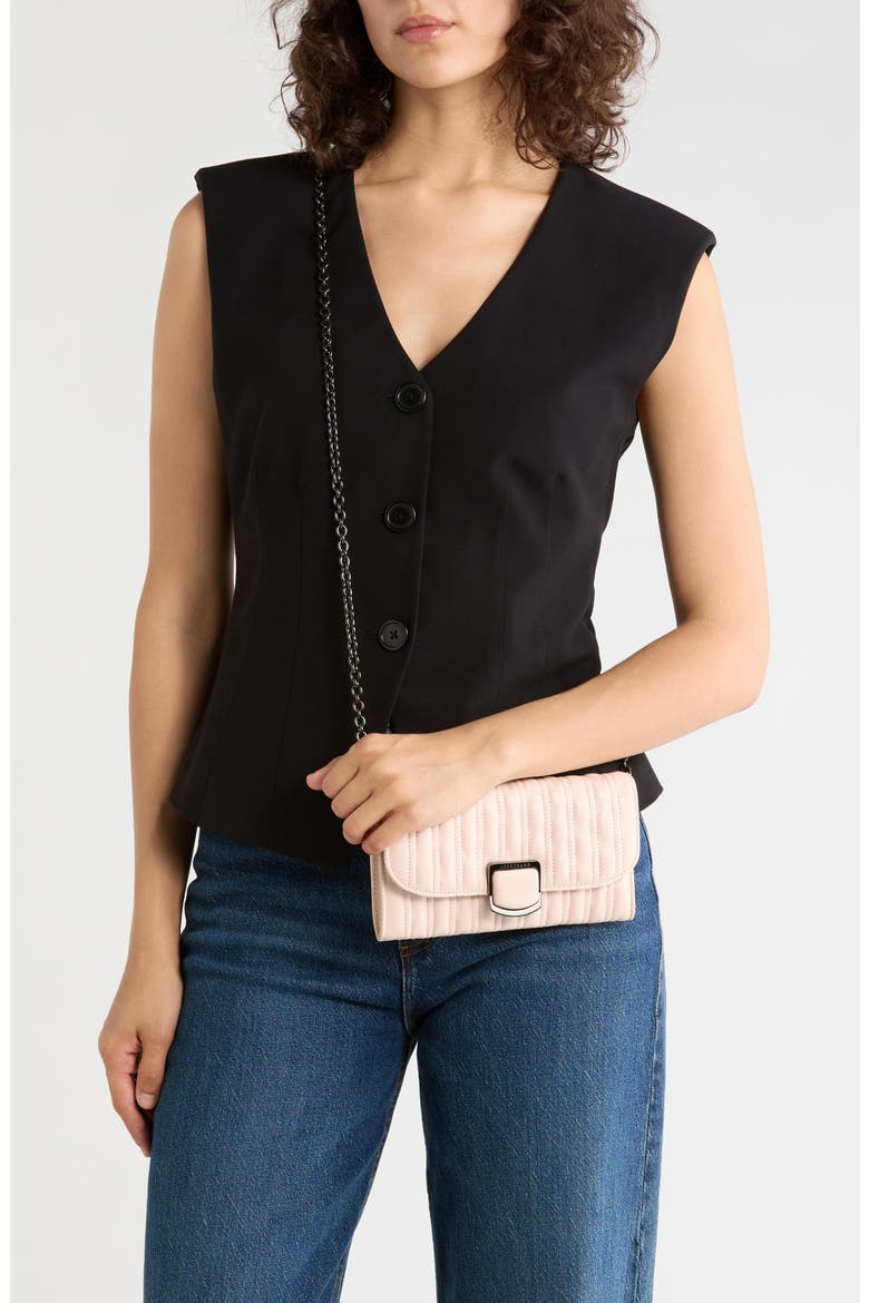 Brio Wallet on a Chain, Alternate, color, POWDER PINK