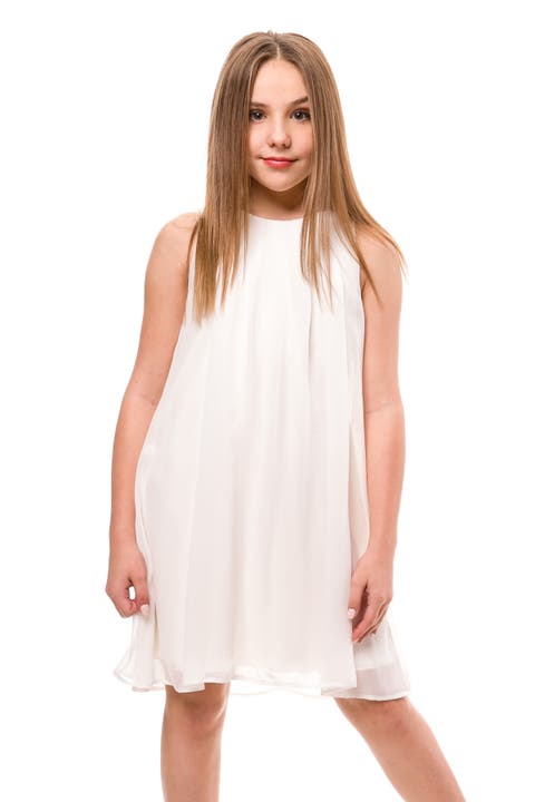 Chiffon Shift Dress (Big Kid)