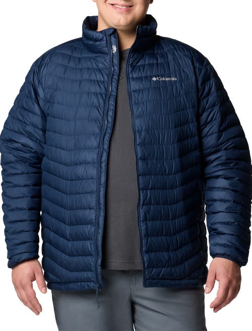 Columbia Westridge Down Jacket In Collegiate Navy