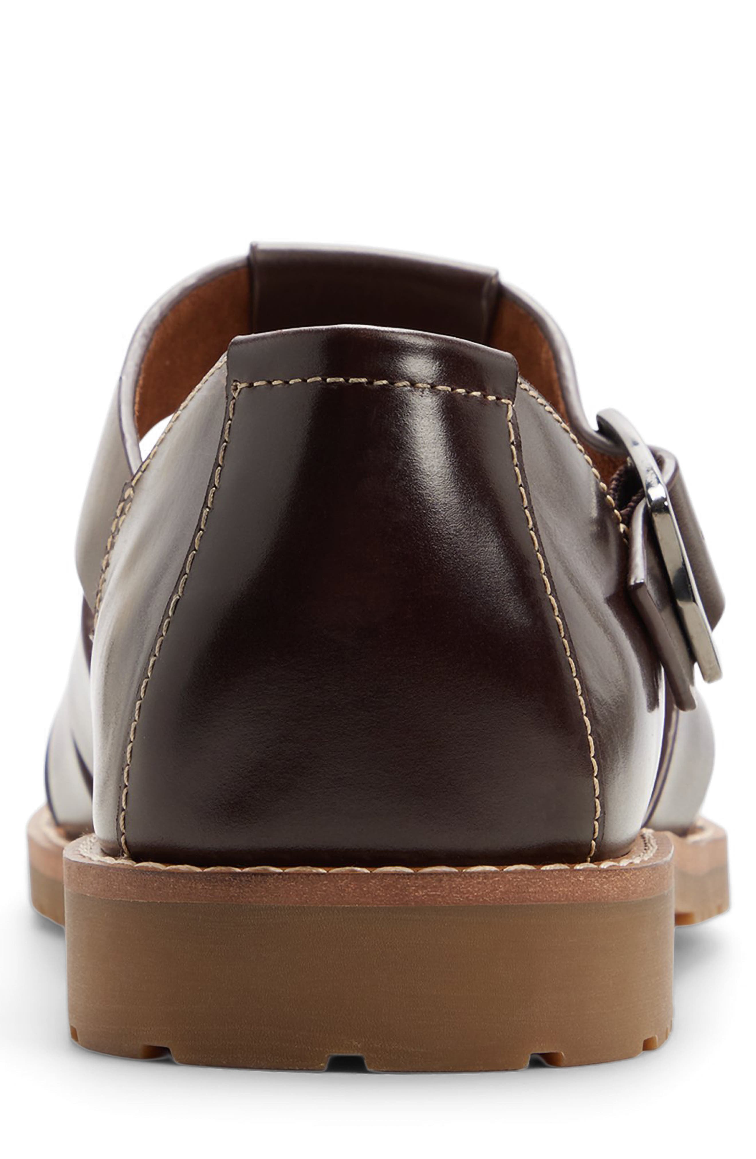 Reed Fisherman Sandal, Alternate, color, BROWN