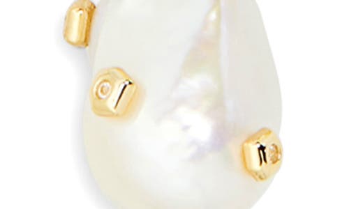 Kendra Scott Melody Freshwater Pearl Pendant Chain Necklace In Gold White Pearl