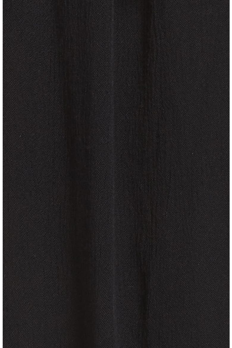 Gauze Cover-Up Pants, Alternate, color, BLACK