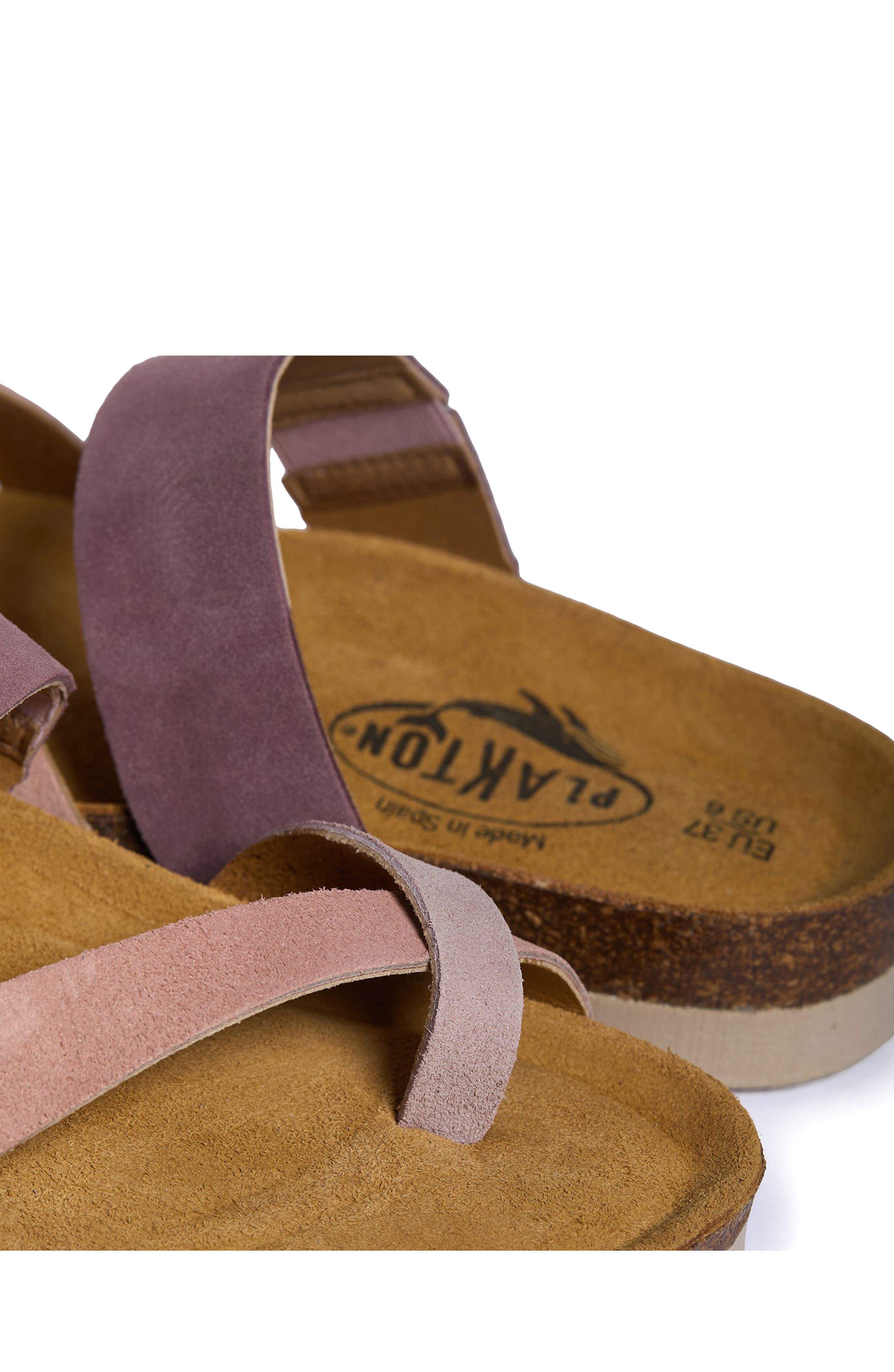 Blair Slide Sandal, Alternate, color, MULTI PINK MICRO SUEDE