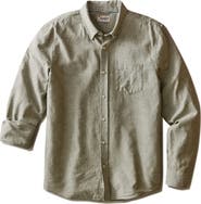 Marine Layer Better-than-Linen Hemp Blend Button-Down Shirt