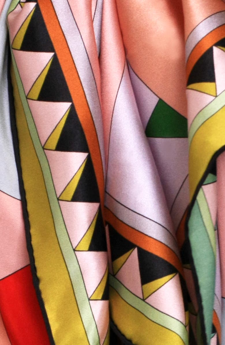 Jessie Zhao New York Double Sided Silk Scarf Of Color Recombination, Alternate, color, Pink