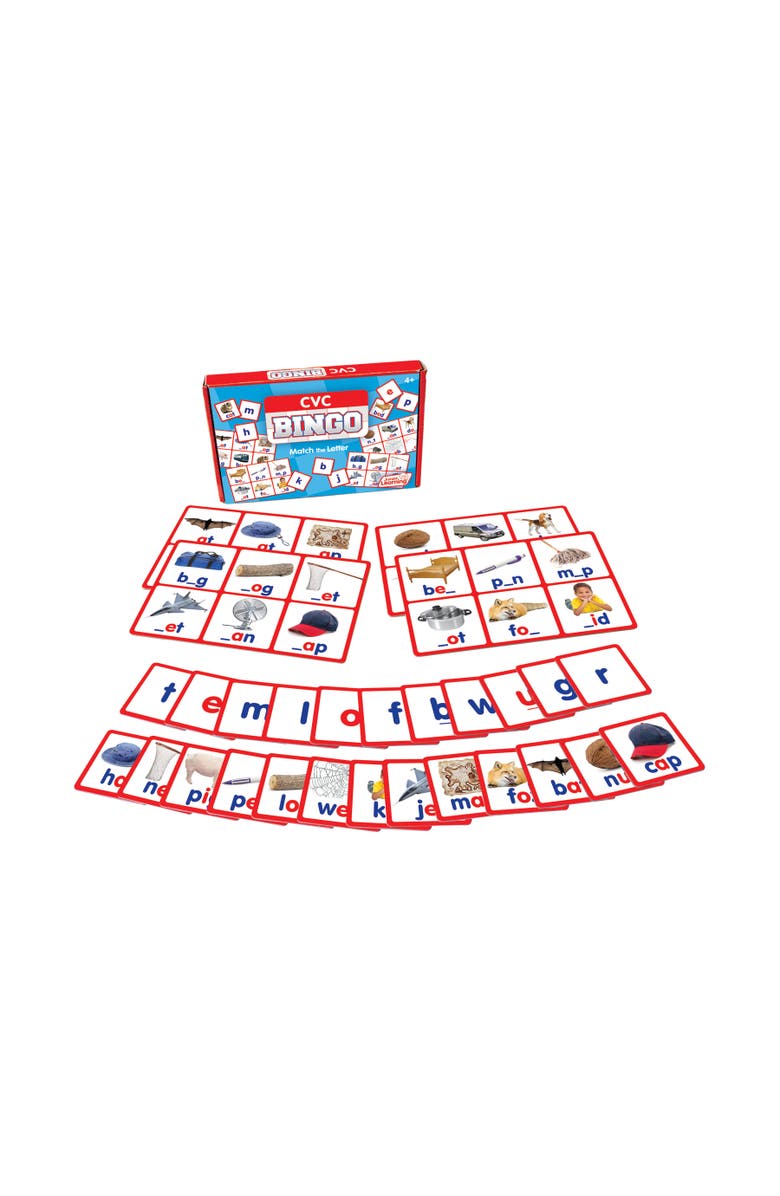 Junior Learning CVC Bingo Educational Action Games, Main, color,