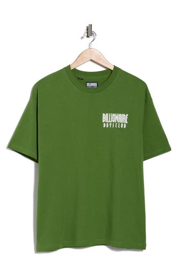 Billionaire Boys Club Bb Insignia Crop Graphic T-shirt In Green